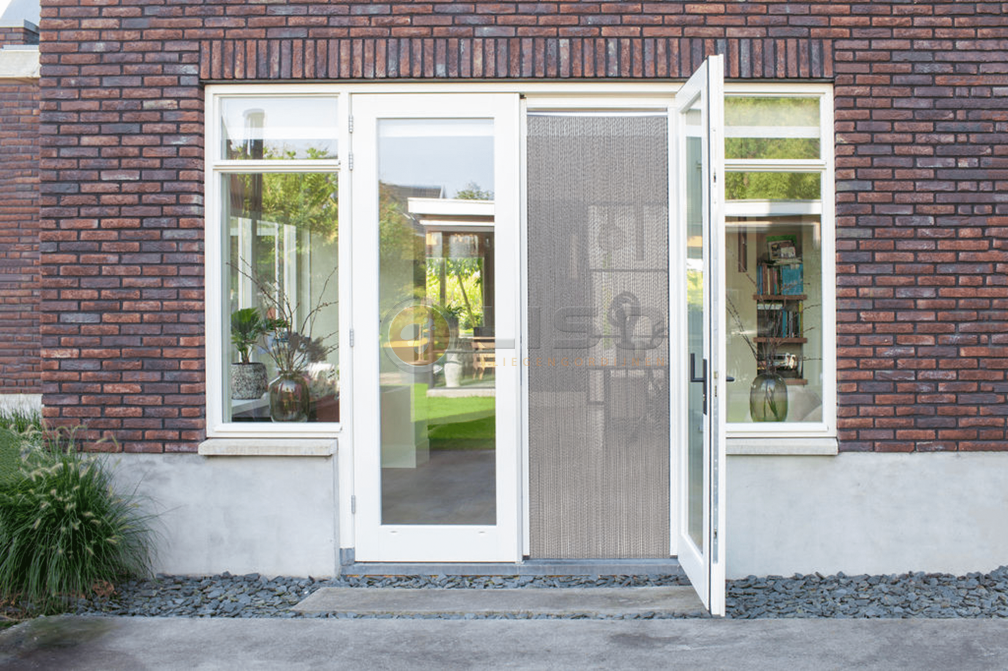 Manacor® Fliegenvorhang Helena / Manacor ® Kunststoff Schwarz - Gebrauchsfertig 100x215 cm