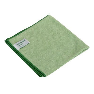 Lavette microfibres Greenspeed Original - 40 x 40 cm - VERT blancs