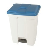 Bomabin Select Pedal Classic - 70 l - BLANC - couvercle BLEU