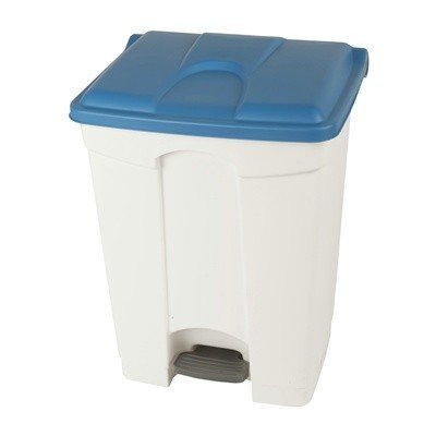 Bomabin Select Pedal Classic - 70 l - BLANC - couvercle BLEU