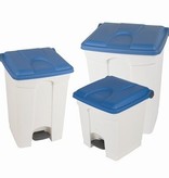 Bomabin Select Pedal Classic - 70 l - BLANC - couvercle BLEU