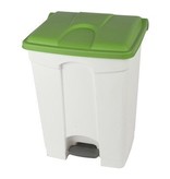 Bomabin Select Pedal Classic - 70 l - BLANC - couvercle VERT