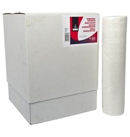 Draps d'examen - tissu pur - 2 plis - 50 m x 50 cm - 143 feuilles - BLANC - 9 rouleaux - temporairement dans un emballage alternatif