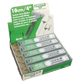 Lames de grattoirs de surfaces - 10 lames - 10 cm