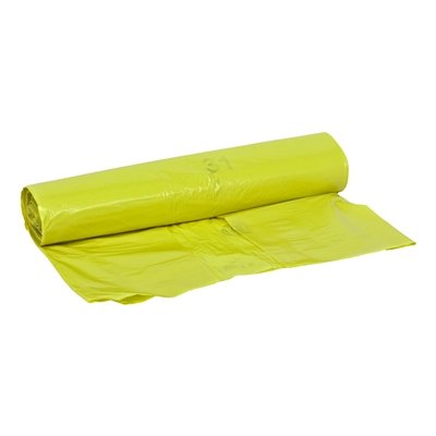 Sac BD - 70 x 110 cm - T45 - 115 l - JAUNE - rouleau 25 pièces