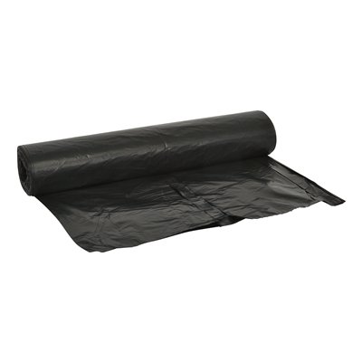 HD zak - 63 x 70 cm - T15 - 50 l - ZWART - rol 50 stuks