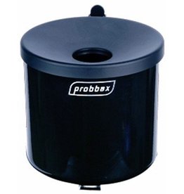 Cendrier mural rond - 1,5 l - NOIR