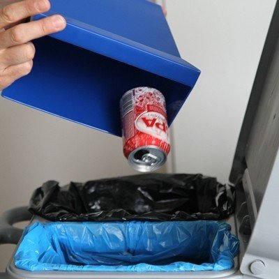 Inzetbak voor Bomabin Select afvalbak in kunststof - BLAUW