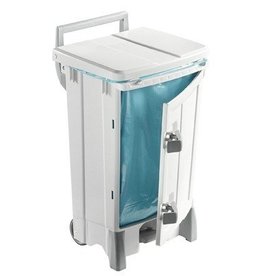 Bomabin Select Pedal Classic Ergo - 90 l - BLANC - couvercle BLANC