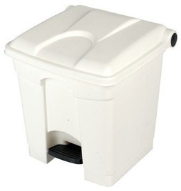Bomabin Select Pedal Classic - 30 l - BLANC - couvercle BLANC