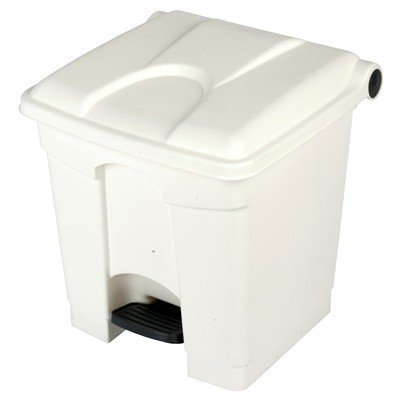 Bomabin Select Pedal Classic - 30 l - BLANC - couvercle BLANC