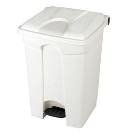 Bomabin Select Pedal Classic - 45 l - BLANC - couvercle BLANC