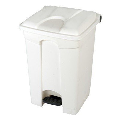 Bomabin Select Pedal Classic - 45 l - BLANC - couvercle BLANC