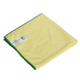 Microvezeldoek Greenspeed Original - 40 x 40 cm - GEEL - Tijdelijk met witte afboording