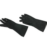 Handschoenen rubber - ZWART - LARGE