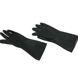 Handschoenen rubber - ZWART - EXTRA LARGE