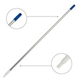 Manche en aluminium avec filet - 150 cm - BLEU