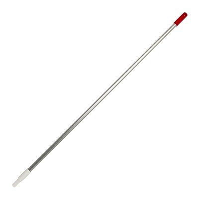 Alusteel met schroefdraad - 150 cm - ROOD