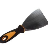 Spatule inox - poignée - 8 cm - NOIRE