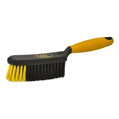 Balayette industrie dure - 28 cm - NOIR/JAUNE