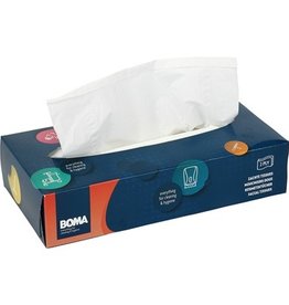 Facial Tissue - zuiver tissue - 2 laags - 21 x 21 cm - 100 stuks