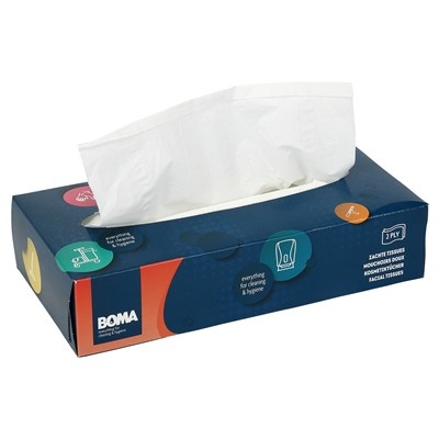 Facial Tissue - zuiver tissue - 2 laags - 21 x 21 cm - 100 stuks