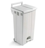 Bomabin Select Pedal Classic - 90 l - BLANC - couvercle BLANC