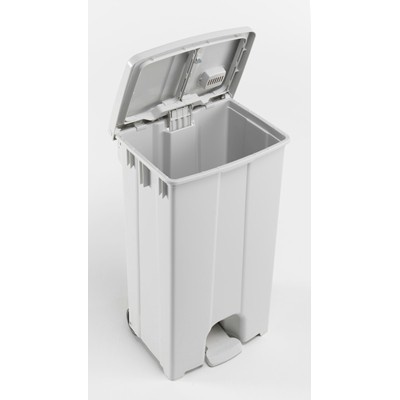 Bomabin Select Pedal Classic - 90 l - BLANC - couvercle BLANC