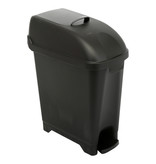 Admire damesverbandcontainer - 10 l - wandmodel - ZWART