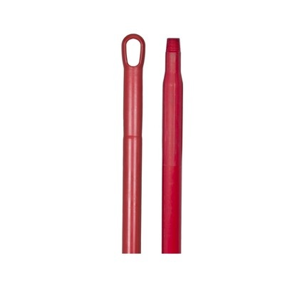 Manche monobloc ergonomique avec filet - 150 cm - ROUGE