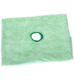 Microvezeldweil Greenspeed met gat - 70 x 53 cm - GROEN