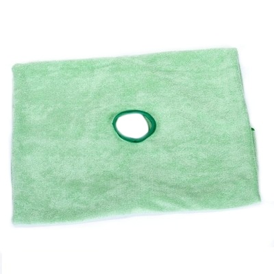 Torchon microfibres Greenspeed avec trou - 70 x 53 cm - VERT