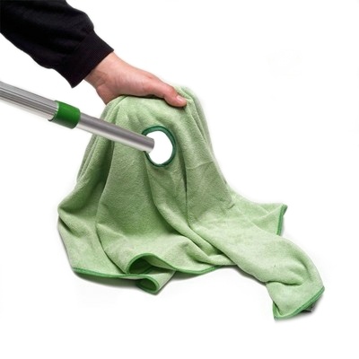 Microvezeldweil Greenspeed met gat - 70 x 53 cm - GROEN