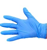 Gants à usage unique en nitrile - non poudrés - BLEU - 100 pièces - MEDIUM