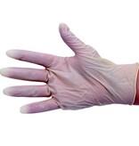 Gants à usage unique en latex - non poudrés - BLANC - 100 pièces - MEDIUM