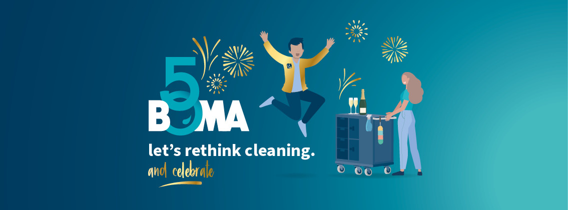 BOMA's Gouden Jubileum: Let’s rethink cleaning and celebrate! ✨