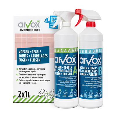 Arvox Pro Voegen + Tegels - 2 x 1 l - Set