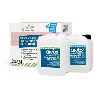 Arvox Pro Voegen + Tegels - 2 x 2,5 l - Set