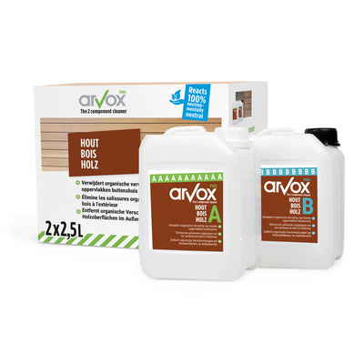 Arvox Pro Hout - 2 x 2,5 l - Set