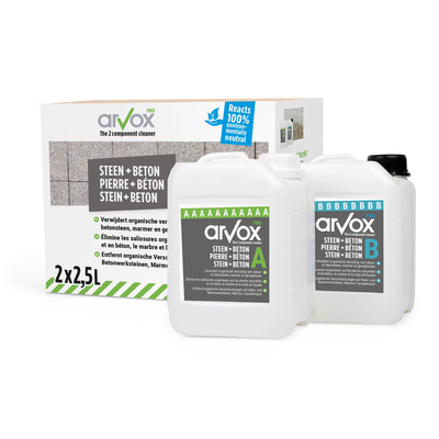 Arvox Pro Steen + Beton - 2 x 2,5 l - Set