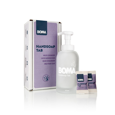 Handsoap Tab - flacon rechargeable avec pompe en mousse + 2 tablettes