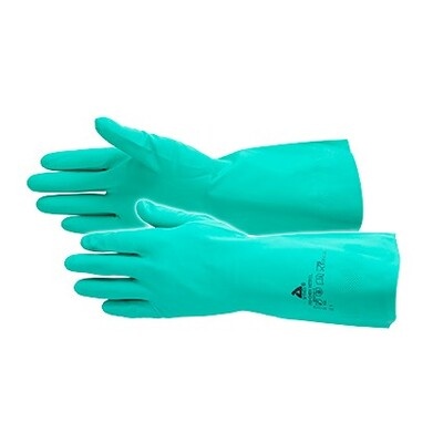 Gants en nitrile - VERT- EXTRA LARGE