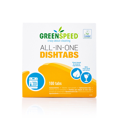 Vaatwastabletten All-in-one Greenspeed - 1,8 kg - 100 tabs