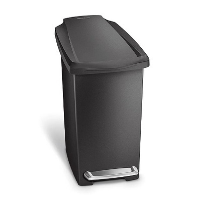 Seau à pédale - 10 l - NOIR
