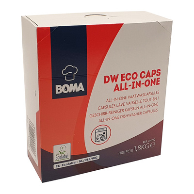 DW Eco Caps All In One capsules lave-vaisselle - 1,8 kg - 100 pièces