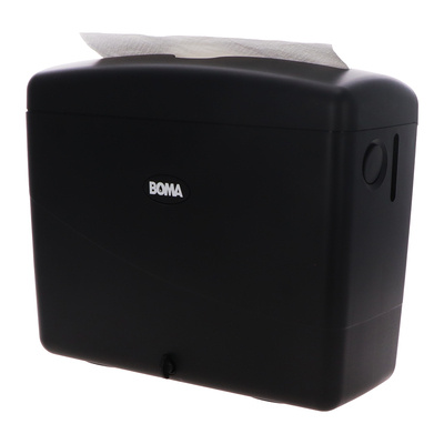 BOMA Admire handdoekdispenser multifold tabletop - ZWART