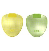 Tapis urinoir strong - MIX - 10 pièces (5 pièces Citron et 5 pièces Pomme)