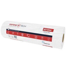 Onderzoekstafelrol - zuiver tissue - 2 laags - 50 m x 40 cm - 143 vel - WIT - 9 rollen