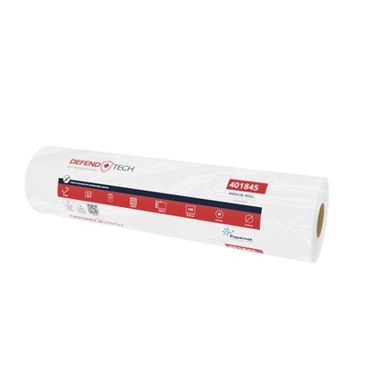 Onderzoekstafelrol - zuiver tissue - 2 laags - 50 m x 50 cm - 143 vel - WIT - 9 rollen