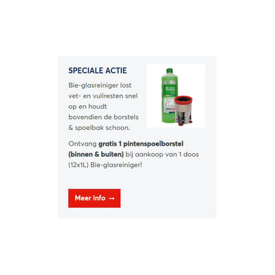 Bie-Glasreiniger nettoyant pour la verrerie 1l